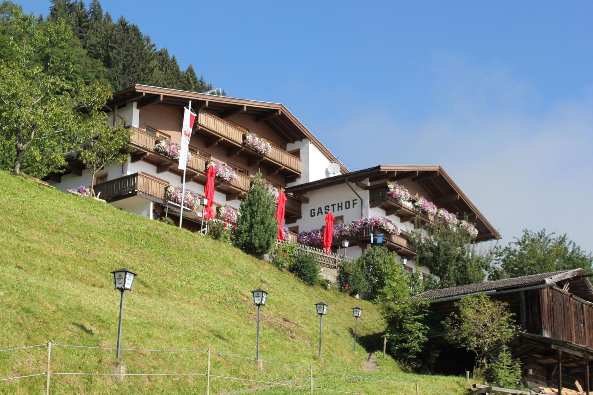Gasthof Pension Berghof Hippach Exterior foto